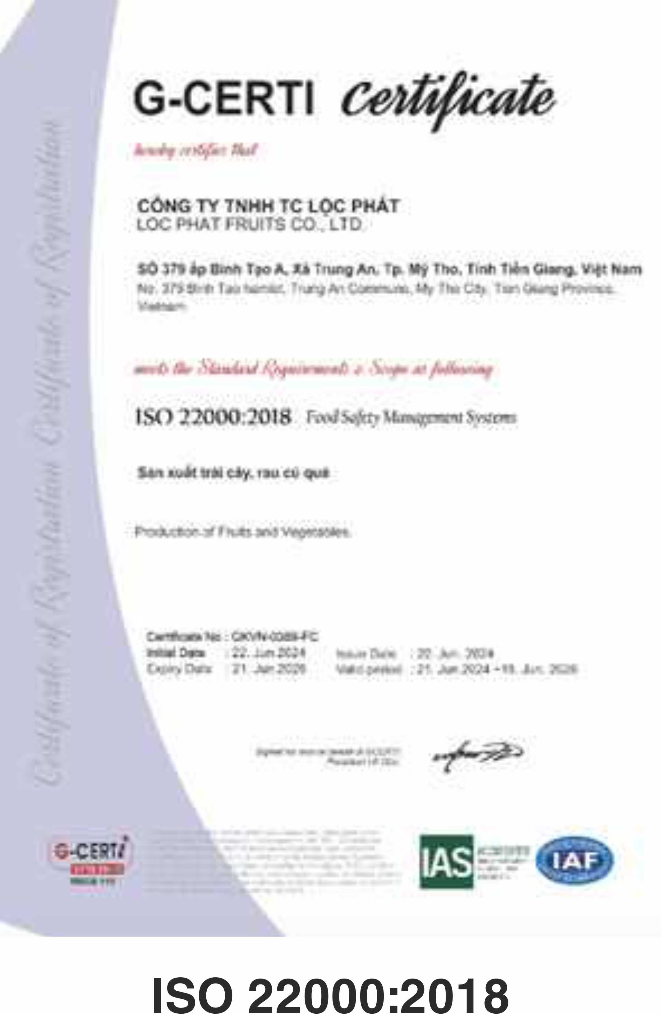 ISO 22000:2018